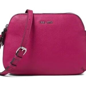 NWT NINE WEST Pink Brie Mini Dome Cross Body Purse